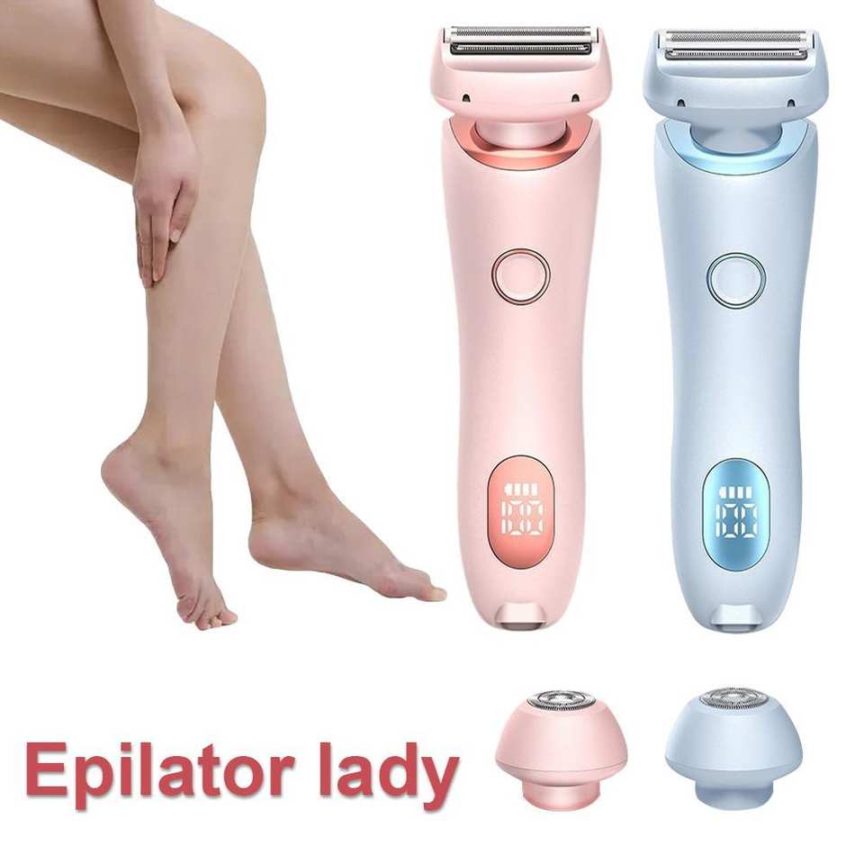 2-in-1 Women's Electric Razor | Bikini & Face Trimmer, Waterproof